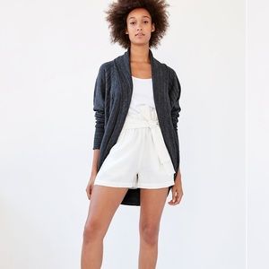 Aritzia Heather Black Diderot Sweater